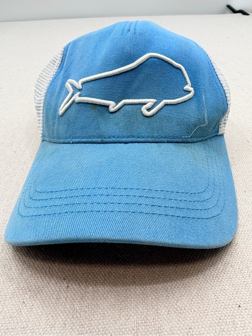 Costa Teal Blue Embroidered Logo Cap